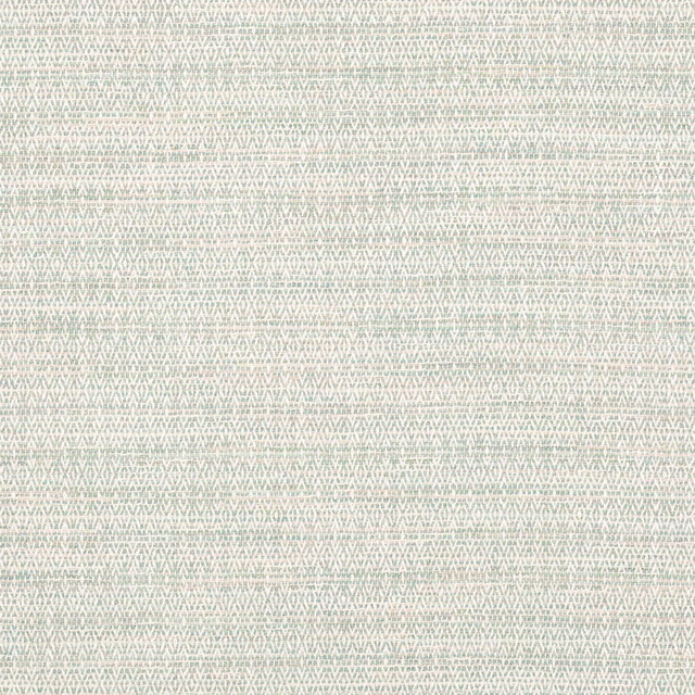 Pale leaf-green woven fabric with a small geometric pattern and textured ground
