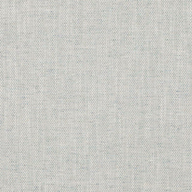 Pale misty blue woven fabric swatch with subtle slubbed texture