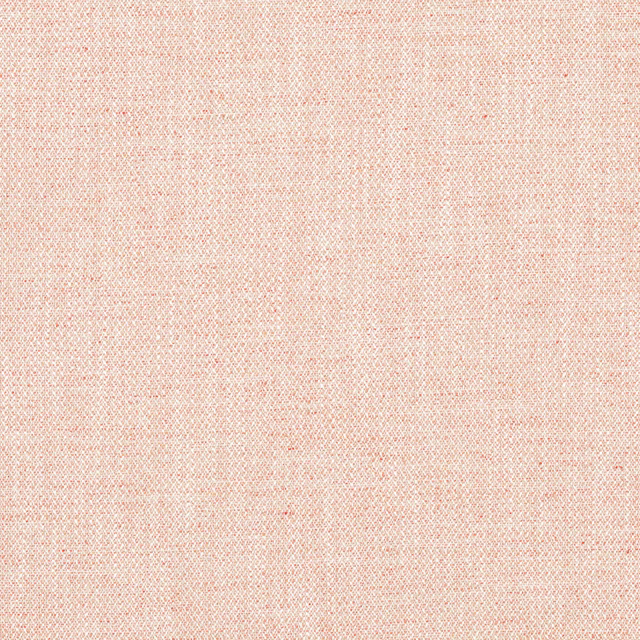 Pale coral pink plain weave fabric with a fine linen texture