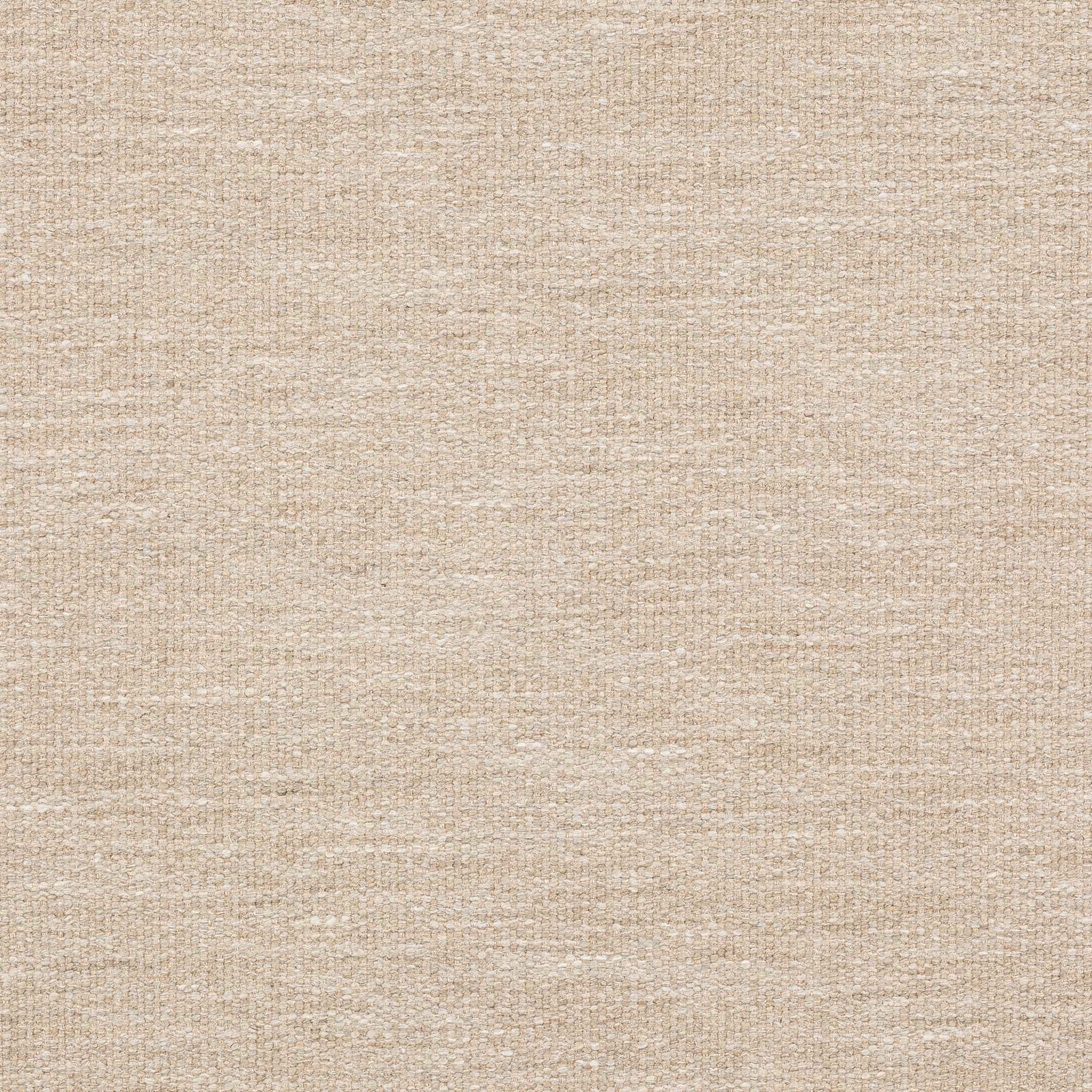 Close-up of warm sand-beige woven fabric with a soft nubby texture