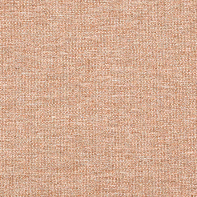Close-up of warm peach-sienna plain weave fabric with a fine nubby texture