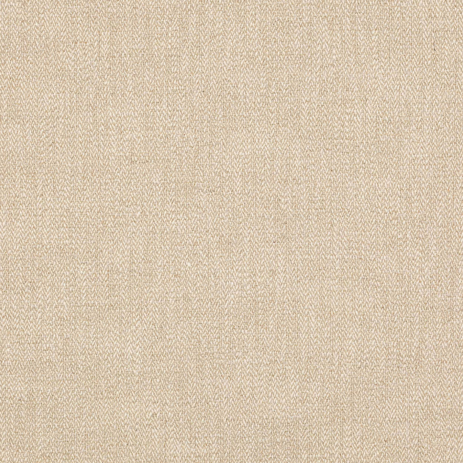 Close-up of a warm pale beige plain woven fabric with fine textured slub