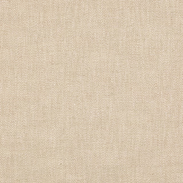 Close-up of a warm pale beige plain woven fabric with fine textured slub