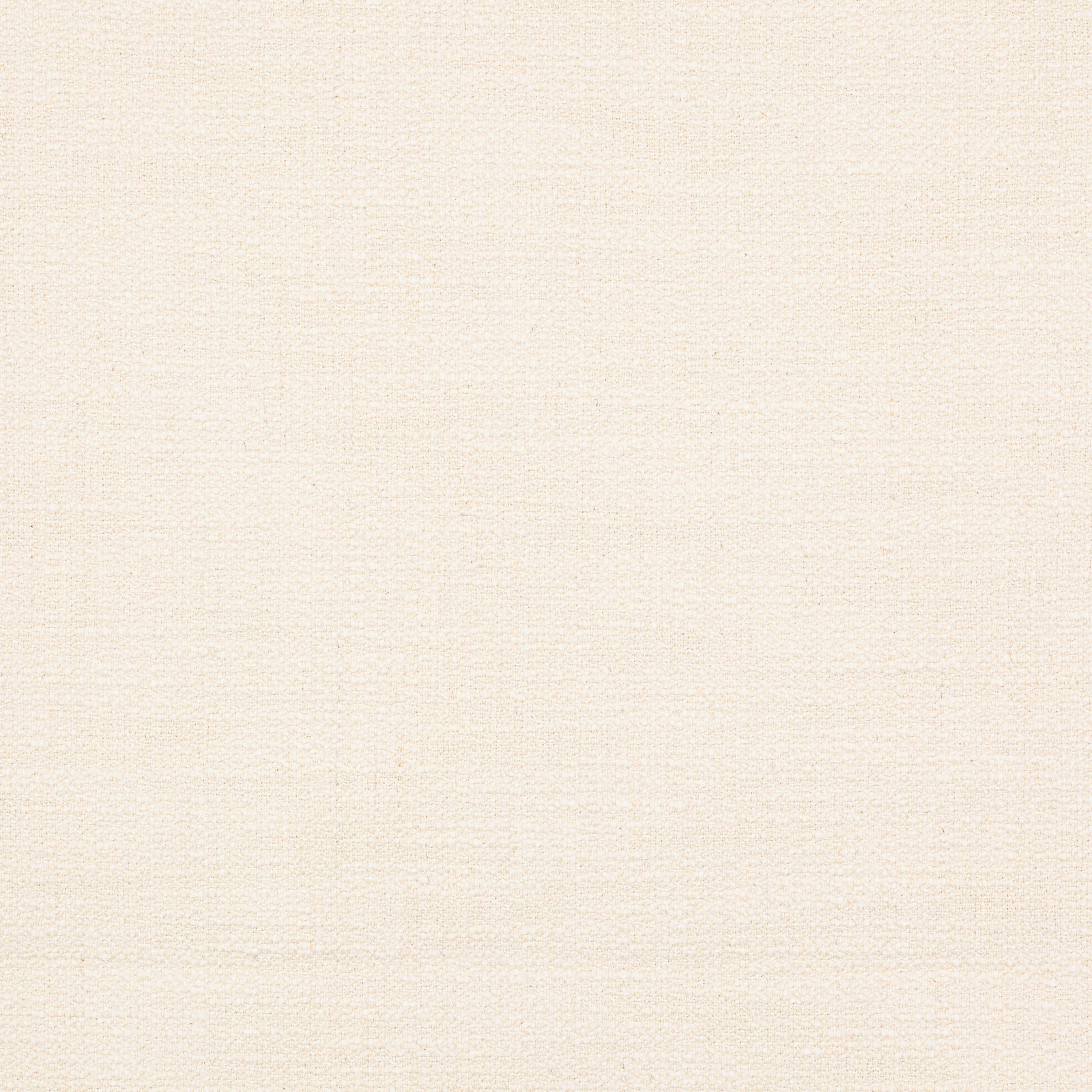 Close-up of a warm ivory woven fabric with a fine natural texture