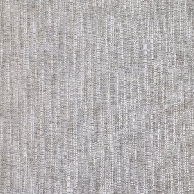 Pale grey linen-blend plain fabric with subtle woven texture