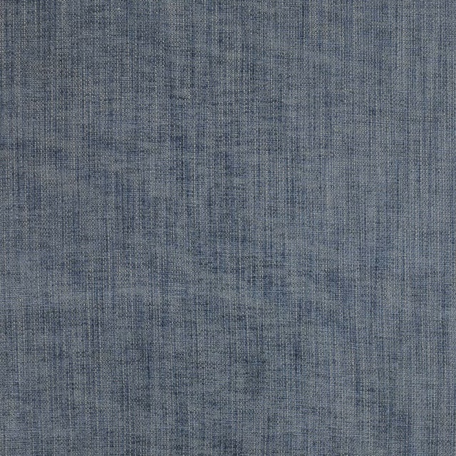 Muted sea blue plain weave fabric with fine linen texture