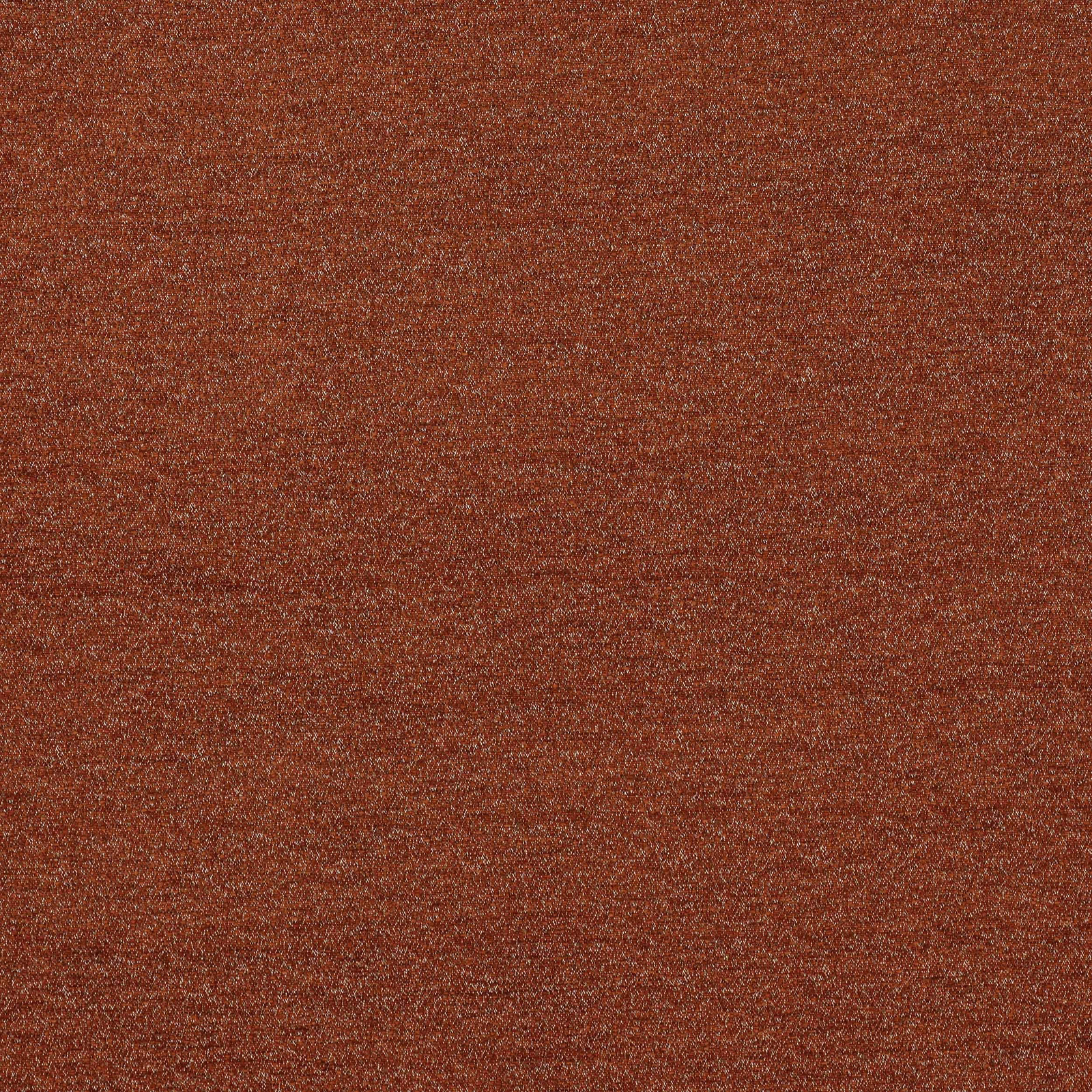 Close-up of Tsuga Brick fabric, a mottled brick-terracotta woven texture