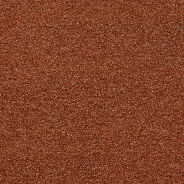 Close-up of Tsuga Brick fabric, a mottled brick-terracotta woven texture
