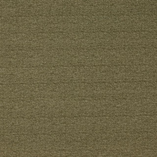 Olive-green textured fabric swatch with fine heathered weave and dry grain