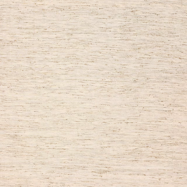 Close-up of warm alabaster cream silk fabric with fine horizontal texture