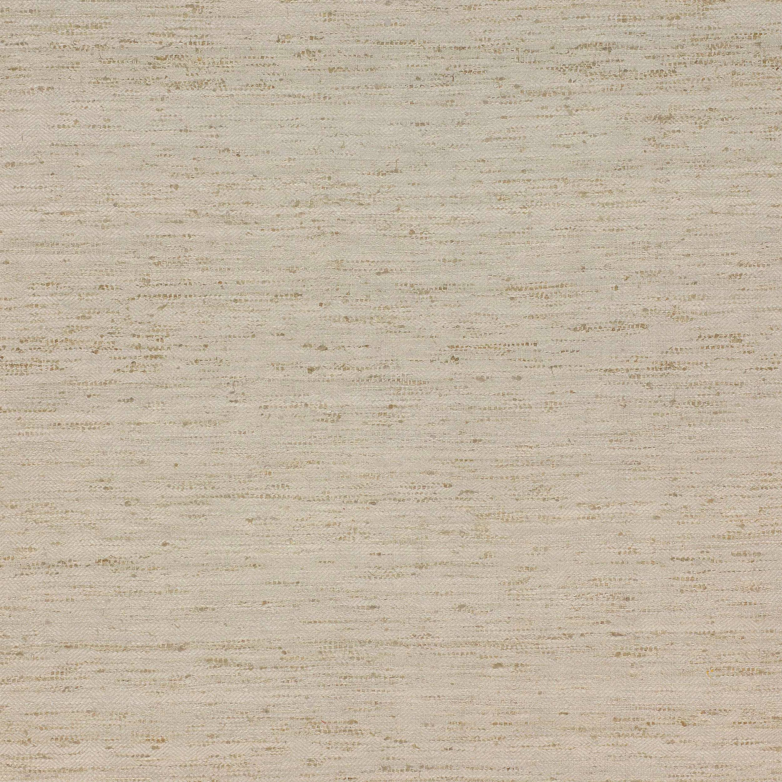 Soft almond-beige silk with subtle sage flecking and fine horizontal slubs