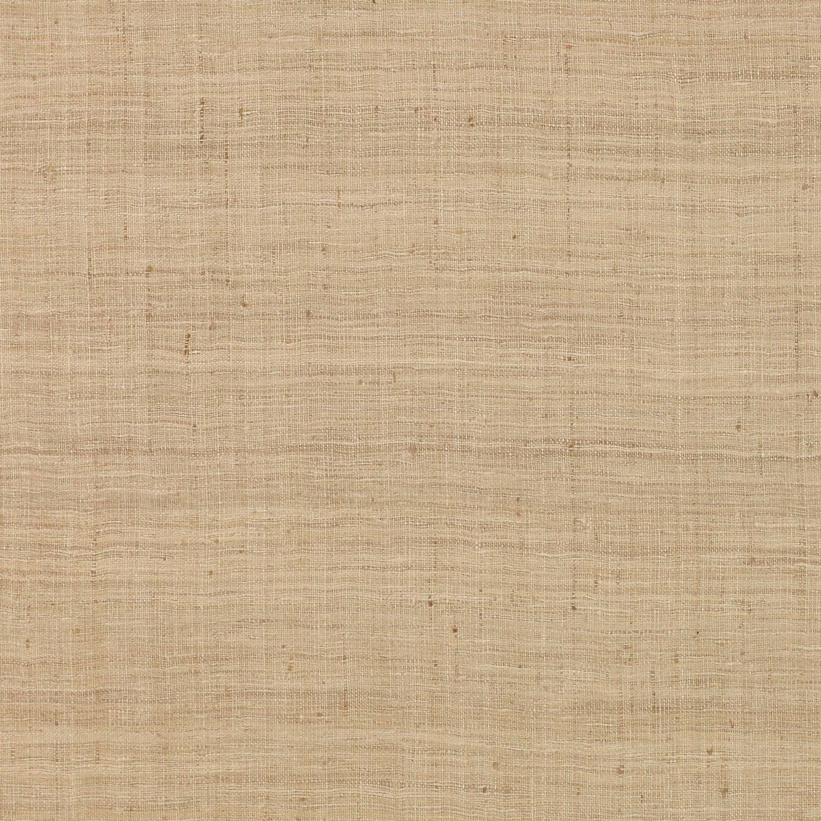 Warm fawn beige silk swatch with fine slubbed horizontal texture