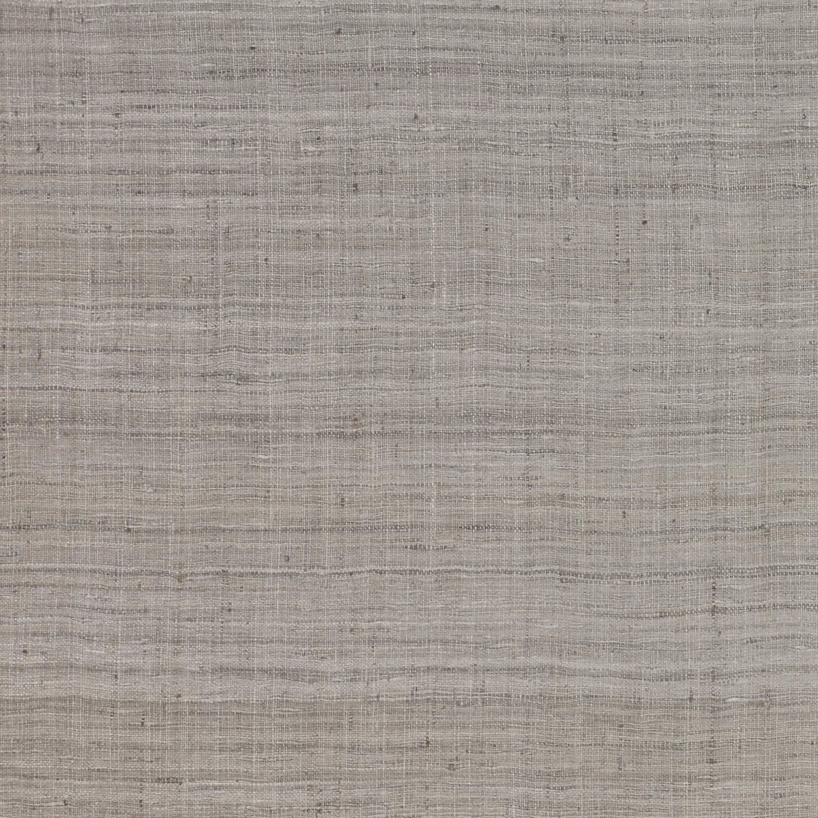 Soft steel-grey silk fabric with fine slubbed horizontal weave texture