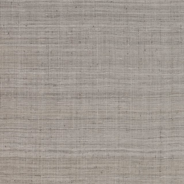 Soft steel-grey silk fabric with fine slubbed horizontal weave texture