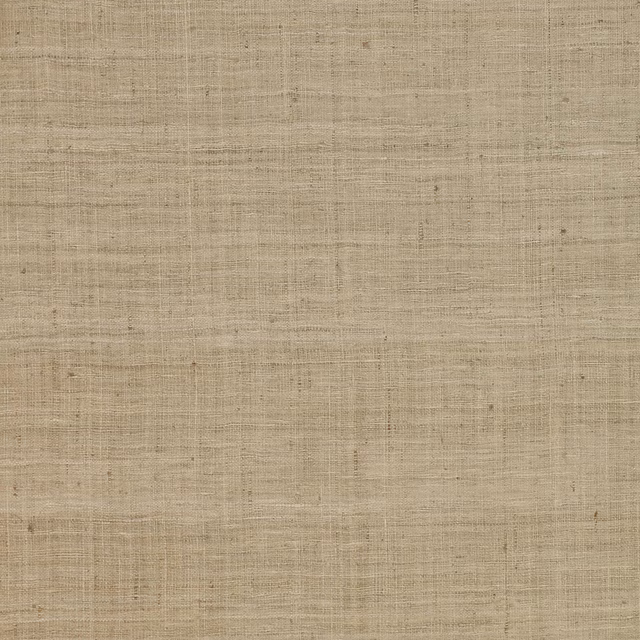Close-up of Lawson Stone silk fabric in soft stone beige with visible slub texture