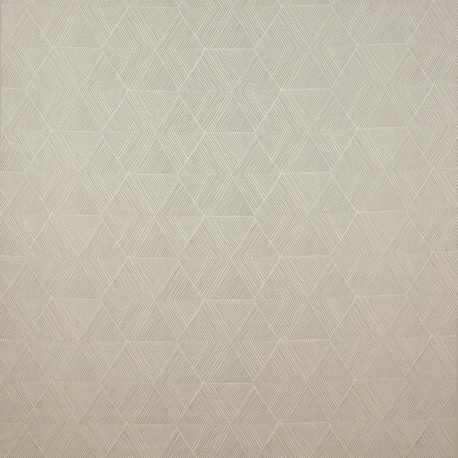 Pale taupe geometric woven fabric with fine hexagon pattern