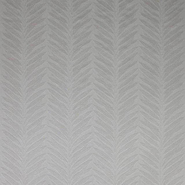 Pale celadon green leaf-patterned fabric with subtle woven texture