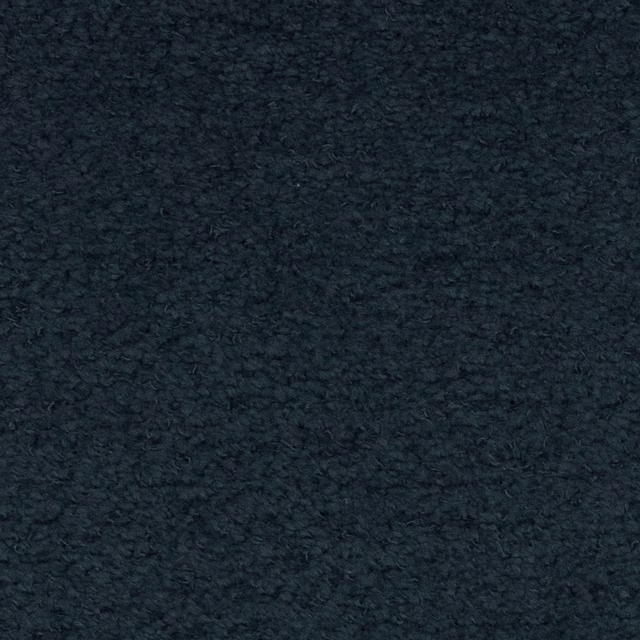Deep marine blue textured fabric swatch with a dense, nubby weave