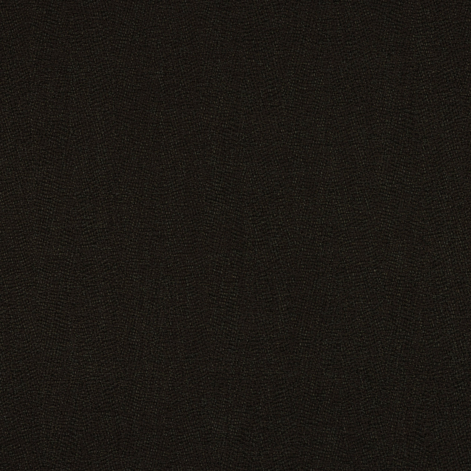 Dark bark-brown textured weave fabric swatch with subtle mottling