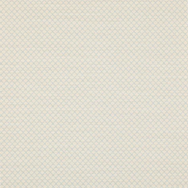 Pale Old Blue wallpaper with a fine blue diamond trellis texture on an ivory ground