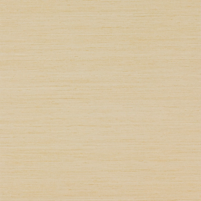 Pale champagne-gold wallpaper with fine horizontal striated texture