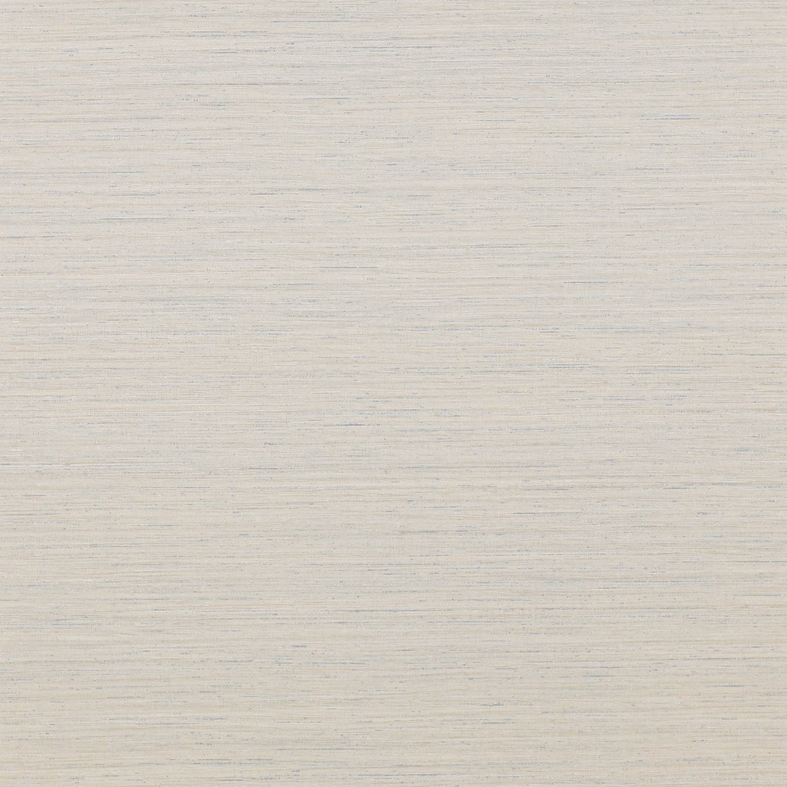 Pale old blue-grey wallpaper with fine horizontal striations over a soft ivory ground