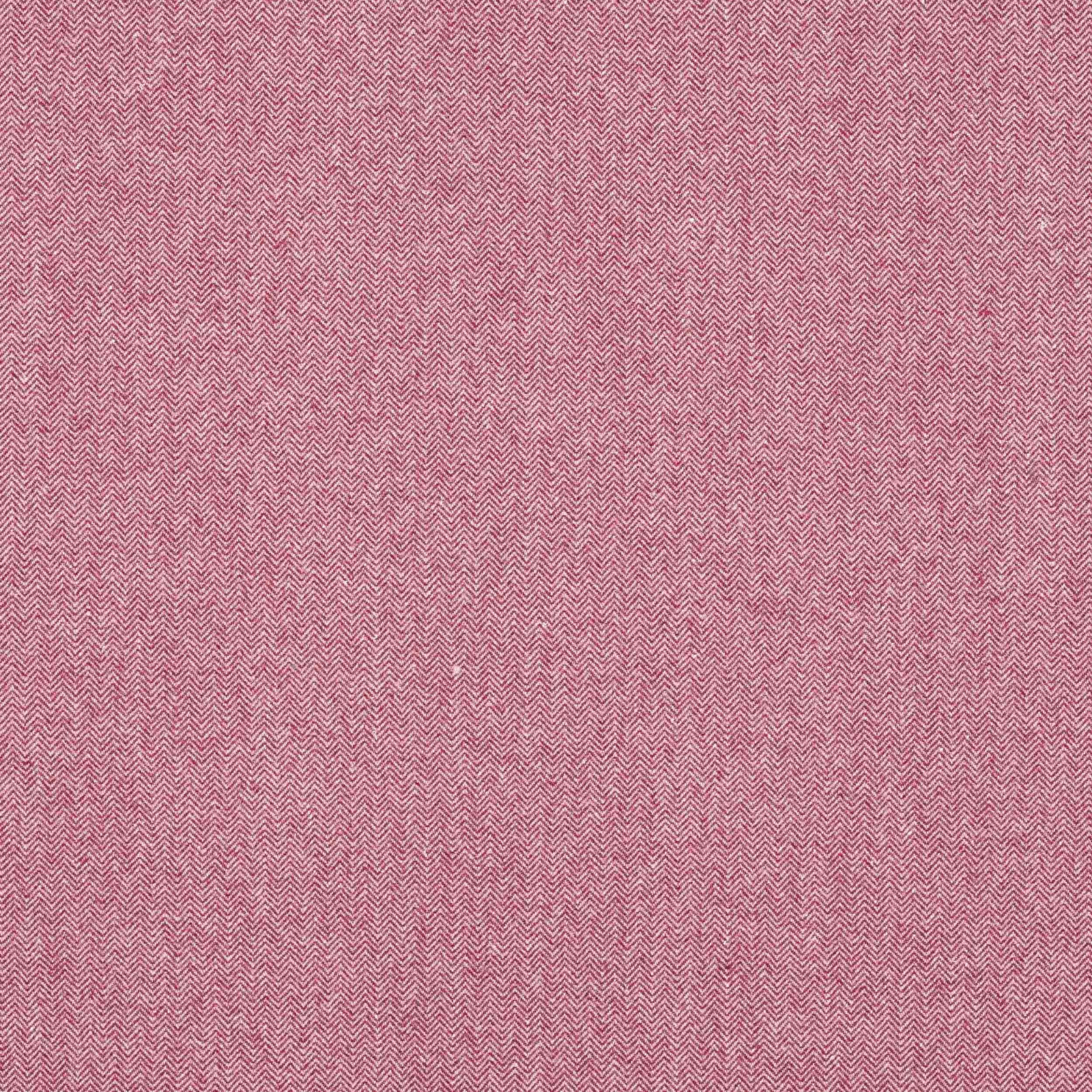 Dusty claret pink woven fabric with fine zigzag herringbone texture