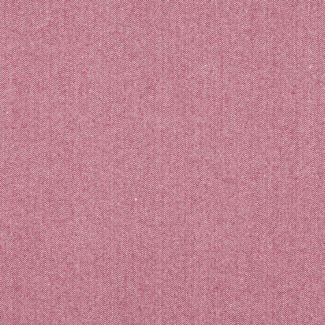 Dusty claret pink woven fabric with fine zigzag herringbone texture