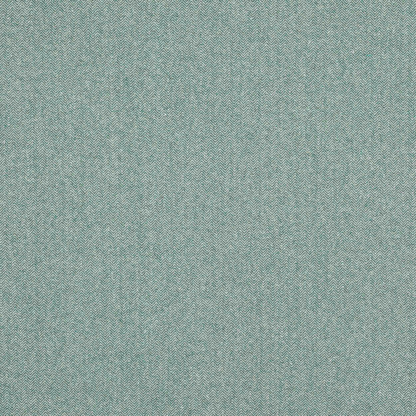 Soft sage green chevron weave fabric with a fine herringbone texture