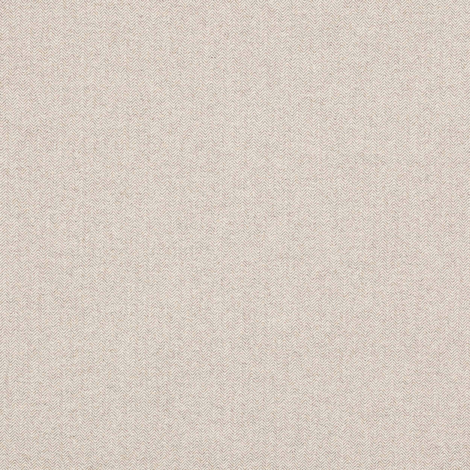 Pale taupe herringbone weave fabric with fine zigzag texture