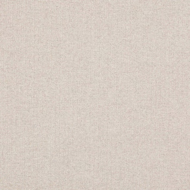 Pale taupe herringbone weave fabric with fine zigzag texture