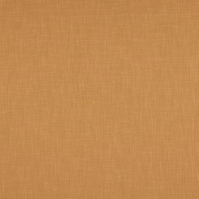 Warm honey-gold plain weave fabric with fine linen-like texture