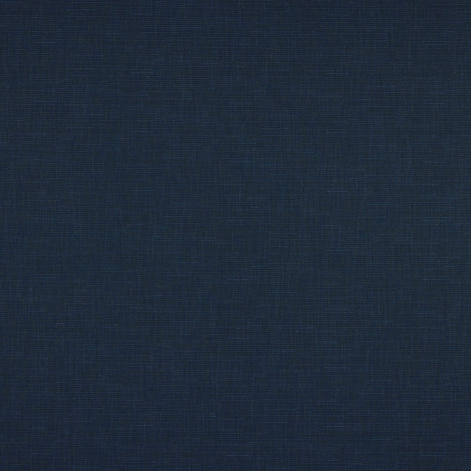 Close-up of deep marine blue plain woven fabric with fine slub texture