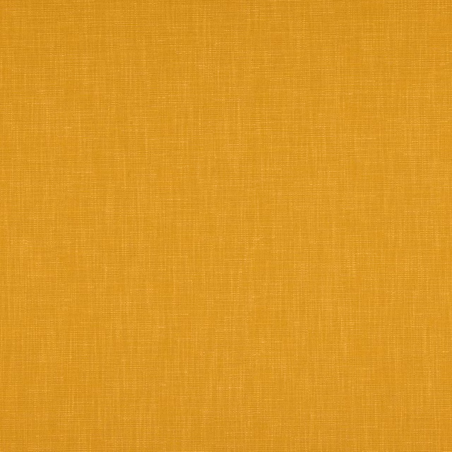 Golden saffron plain weave fabric with fine textured surface