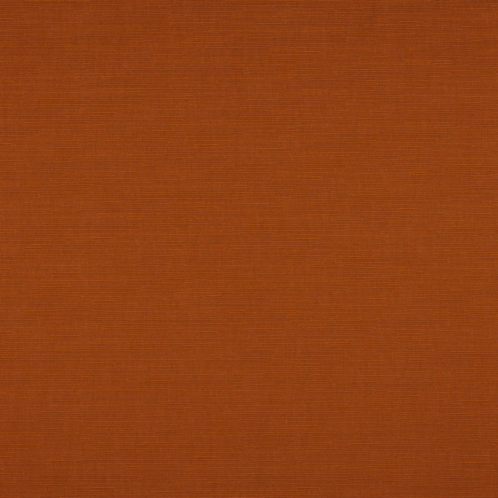 Warm terracotta plain fabric with fine horizontal ribbing and soft sheen
