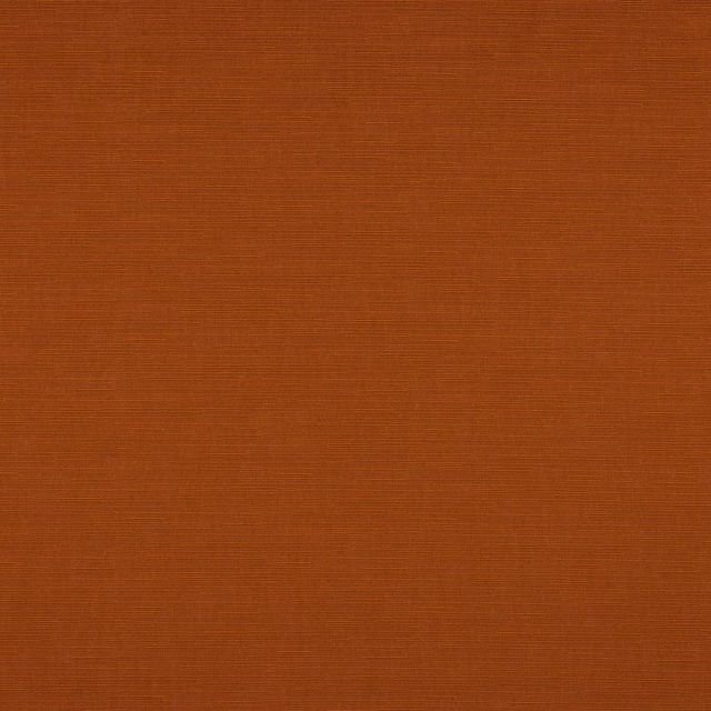 Warm terracotta plain fabric with fine horizontal ribbing and soft sheen
