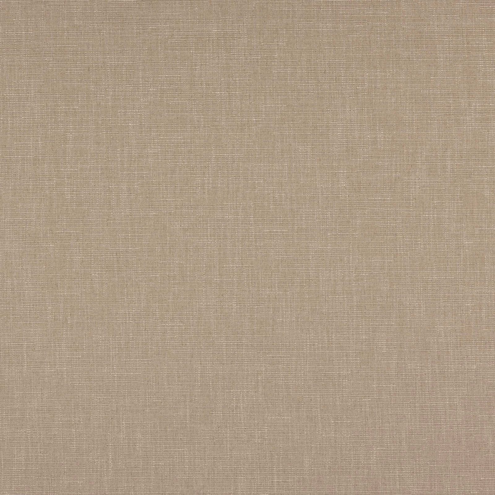 Close-up of a warm taupe plain weave fabric with subtle linen texture