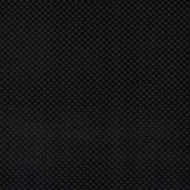 Dark charcoal woven check fabric with fine textured squares