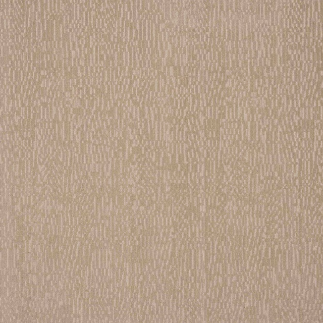 Warm beige textured fabric swatch with fine vertical flecks and woven pattern