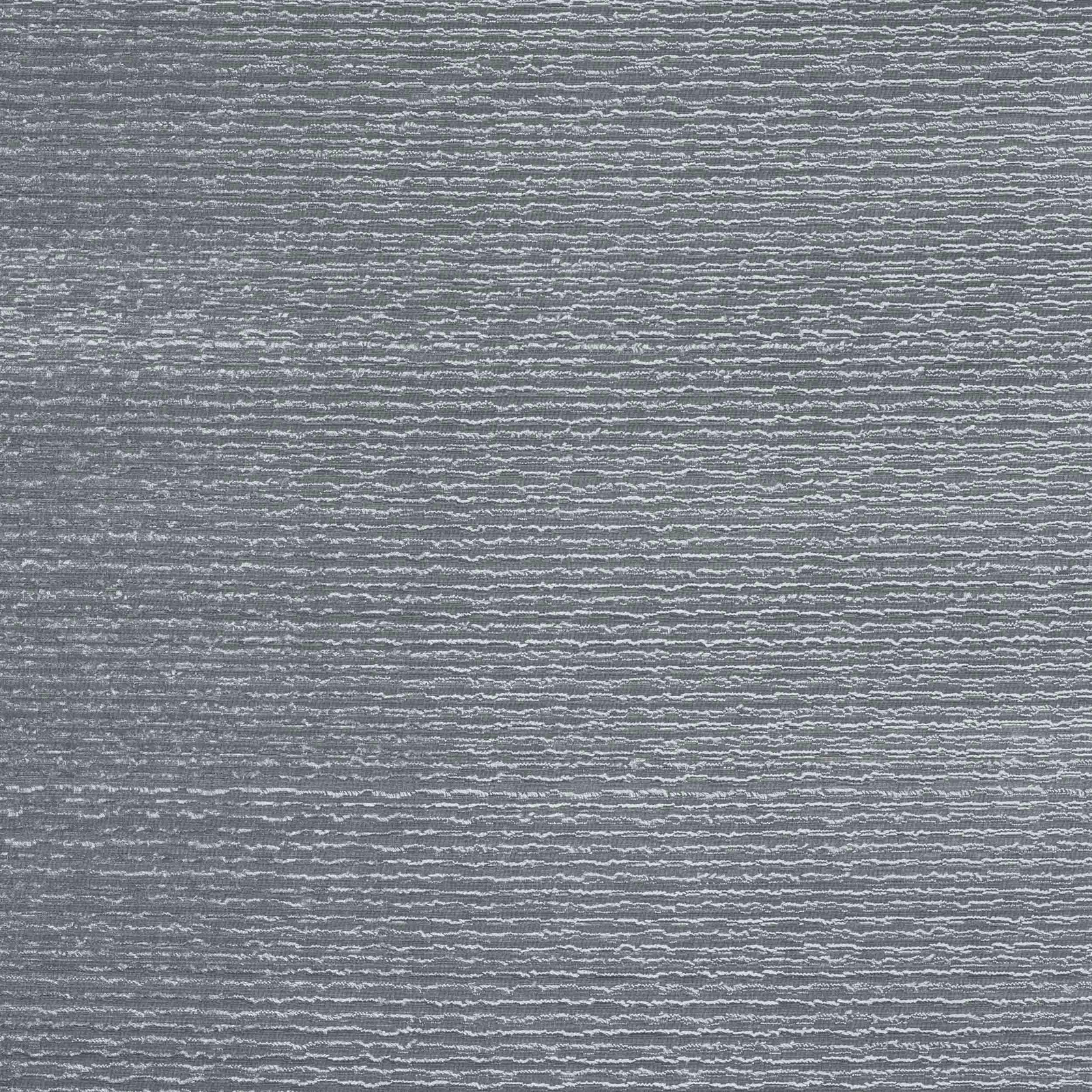 Slate blue textured fabric swatch with fine horizontal ripples