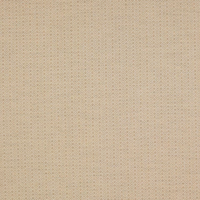 Close-up of soft beige herringbone-check woven fabric with fine texture