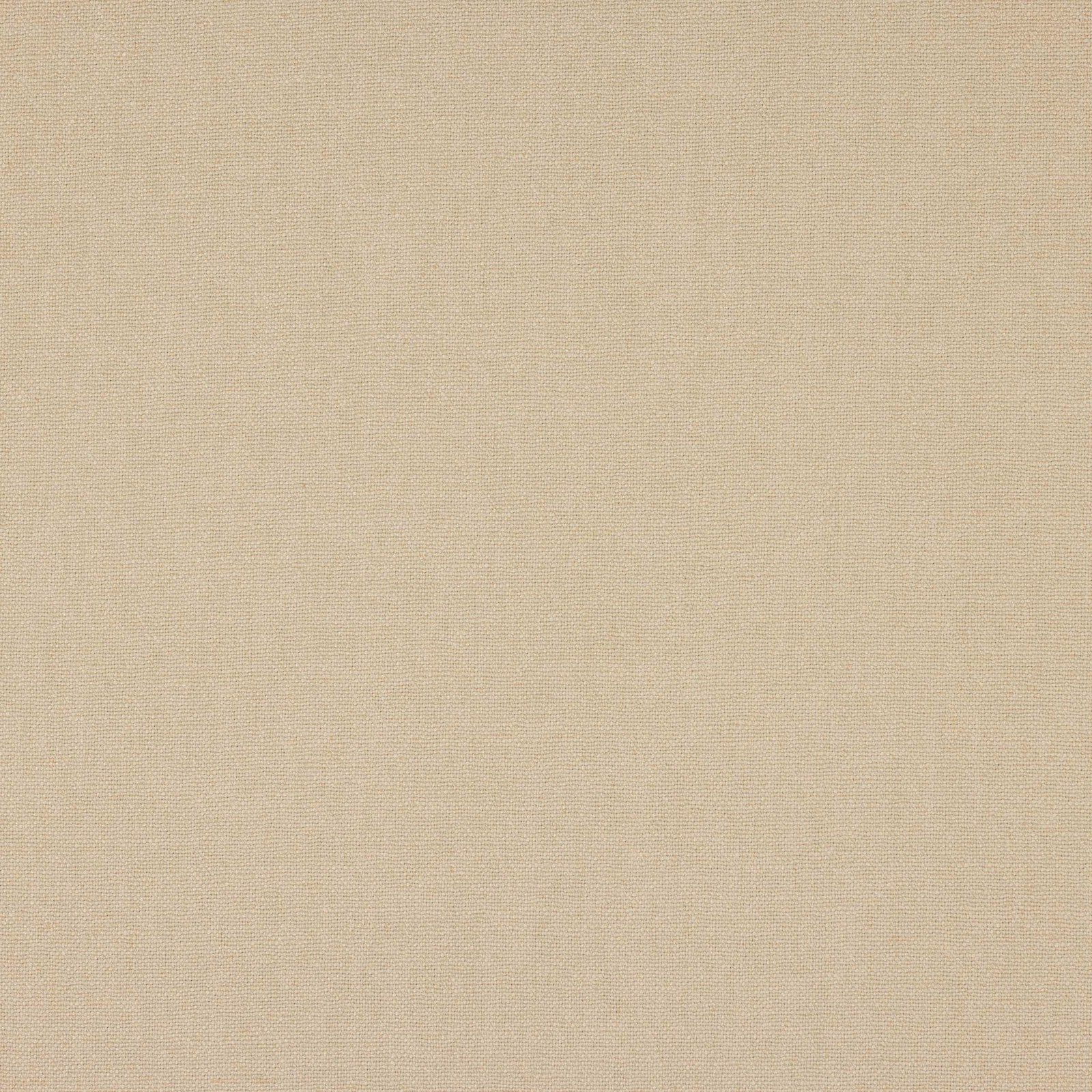Plain warm cream linen fabric swatch with fine woven texture