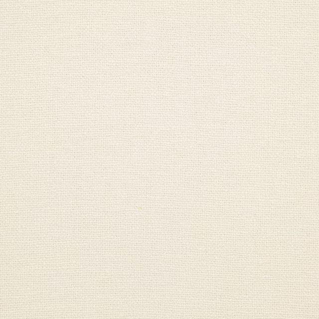 Pale ivory linen-blend fabric with a fine plain weave and soft texture