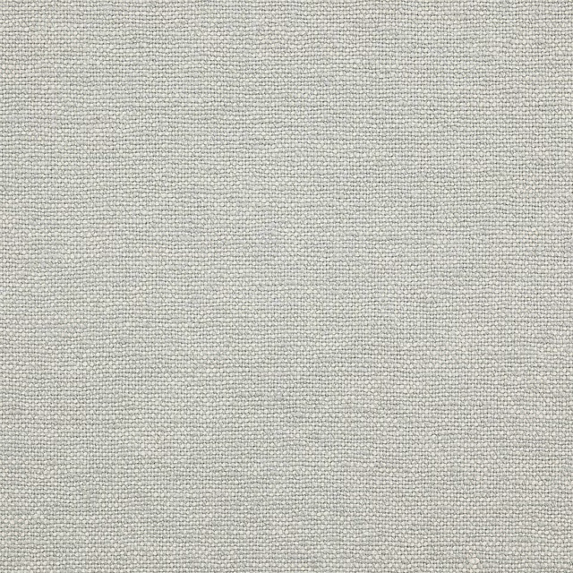Close-up of pale muted blue linen weave with fine textured surface