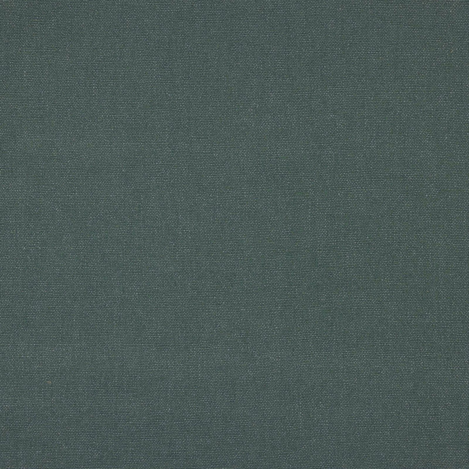 Muted blue-green plain linen fabric with a fine woven texture