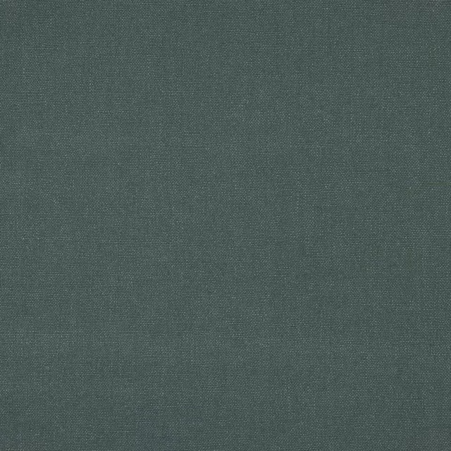 Muted blue-green plain linen fabric with a fine woven texture