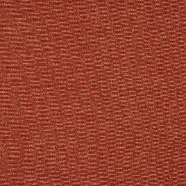 Warm tomato-red woven linen texture with fine mottled weave