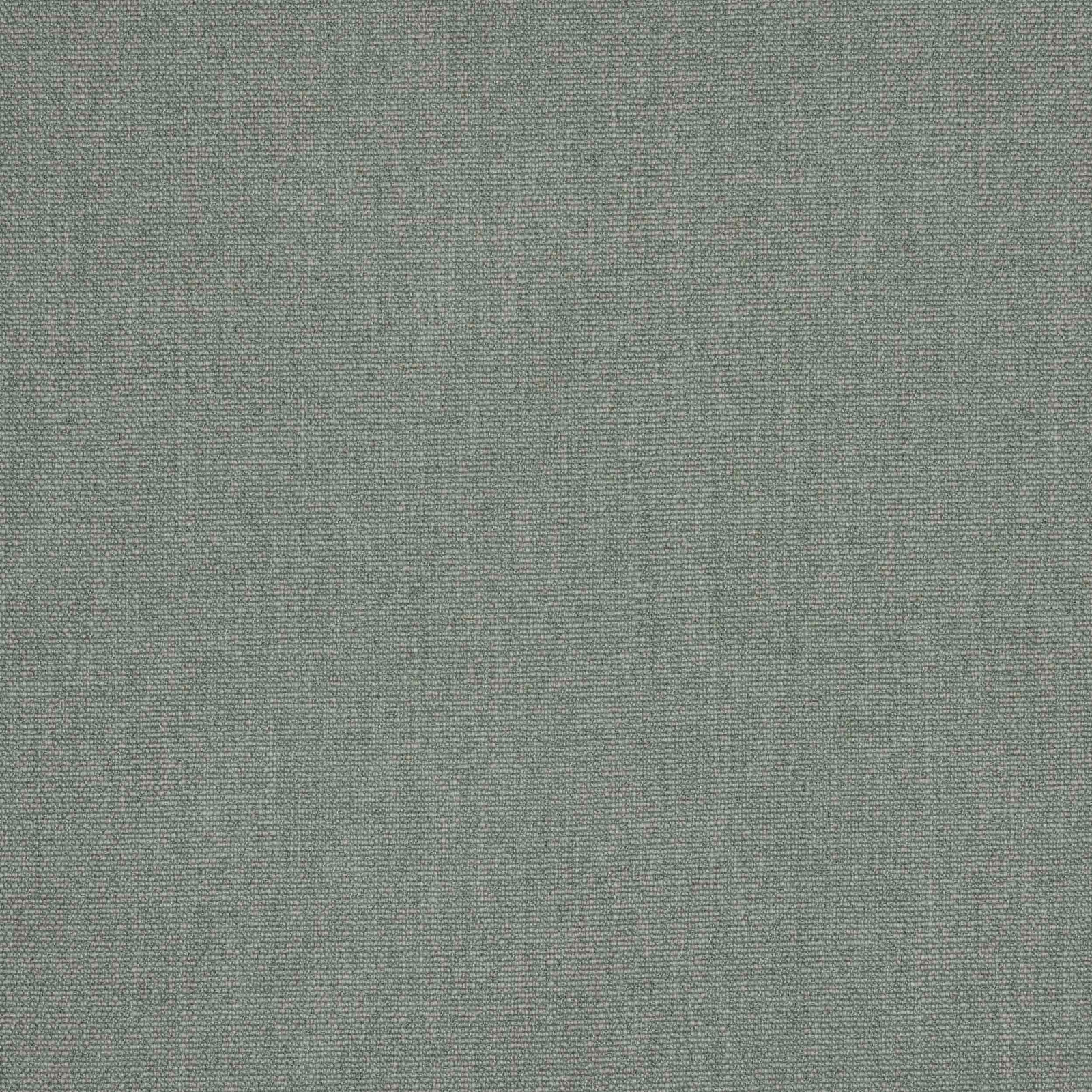 Close-up of a muted jade green plain weave fabric with fine texture