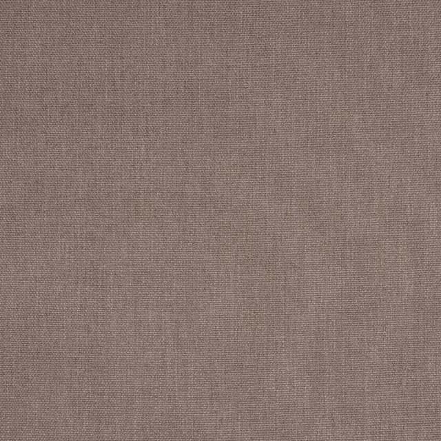 Close-up of warm taupe plain woven fabric with a fine textured surface