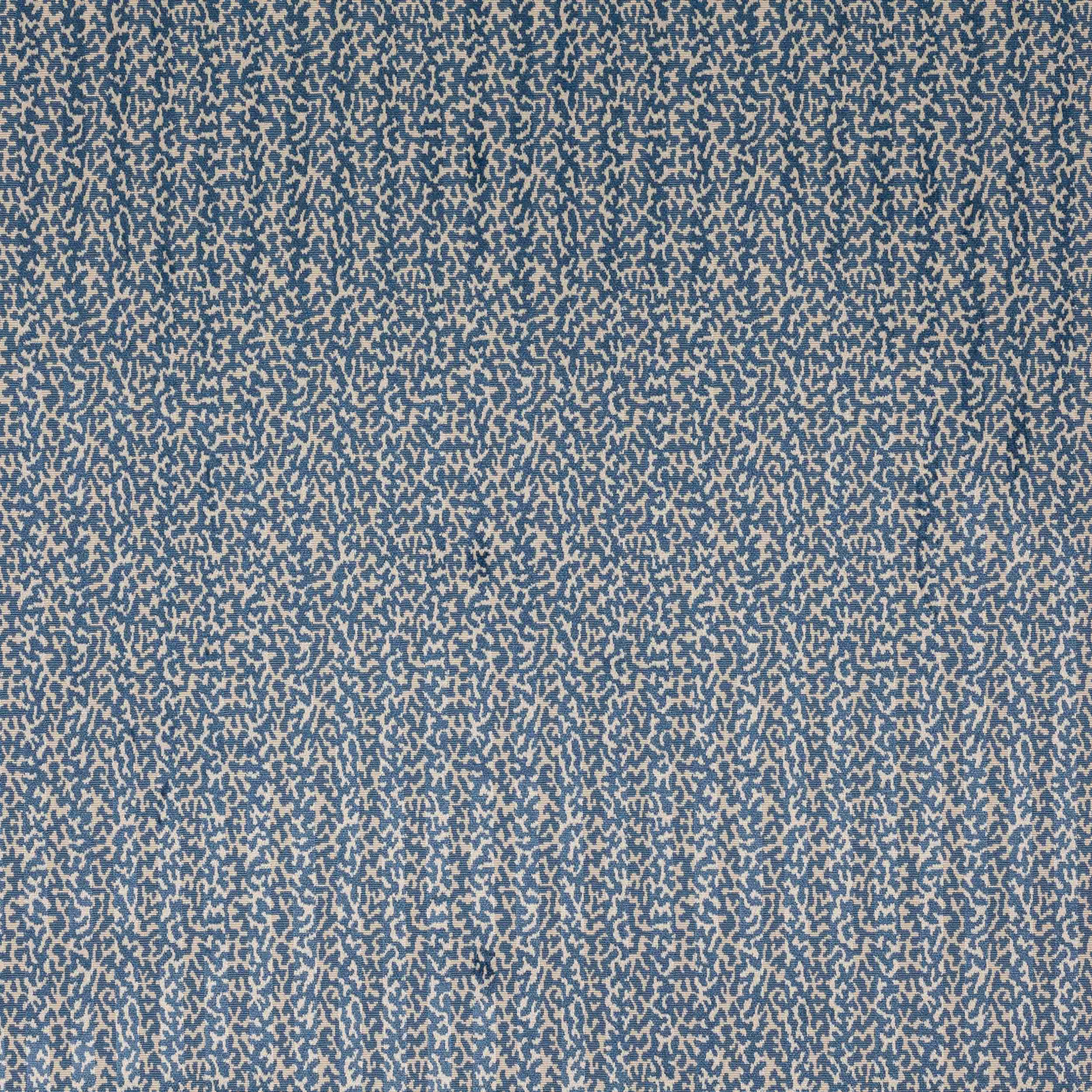 Powder blue patterned velvet swatch with fine speckled abstract motif